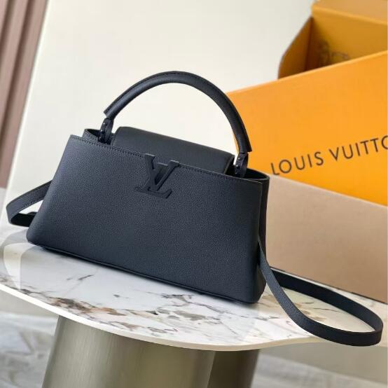 【ルイ・ヴィトン LOUIS VUITTON】バッグカプシーヌ EW MM M23947（100％マシン）
